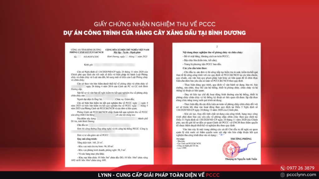 Hoàn Tất Nghiệm Thu PCCC Cho Doanh Nghiệp Kinh Doanh Xăng Dầu