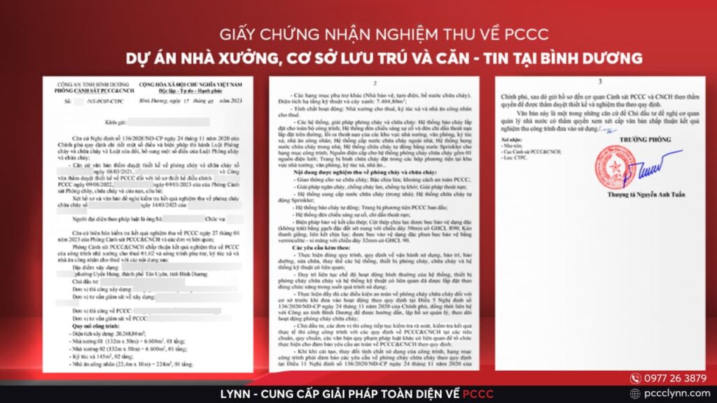 Hoàn Tất Nghiệm Thu PCCC Cho Doanh Nghiệp Sản Xuất Đồ Gỗ