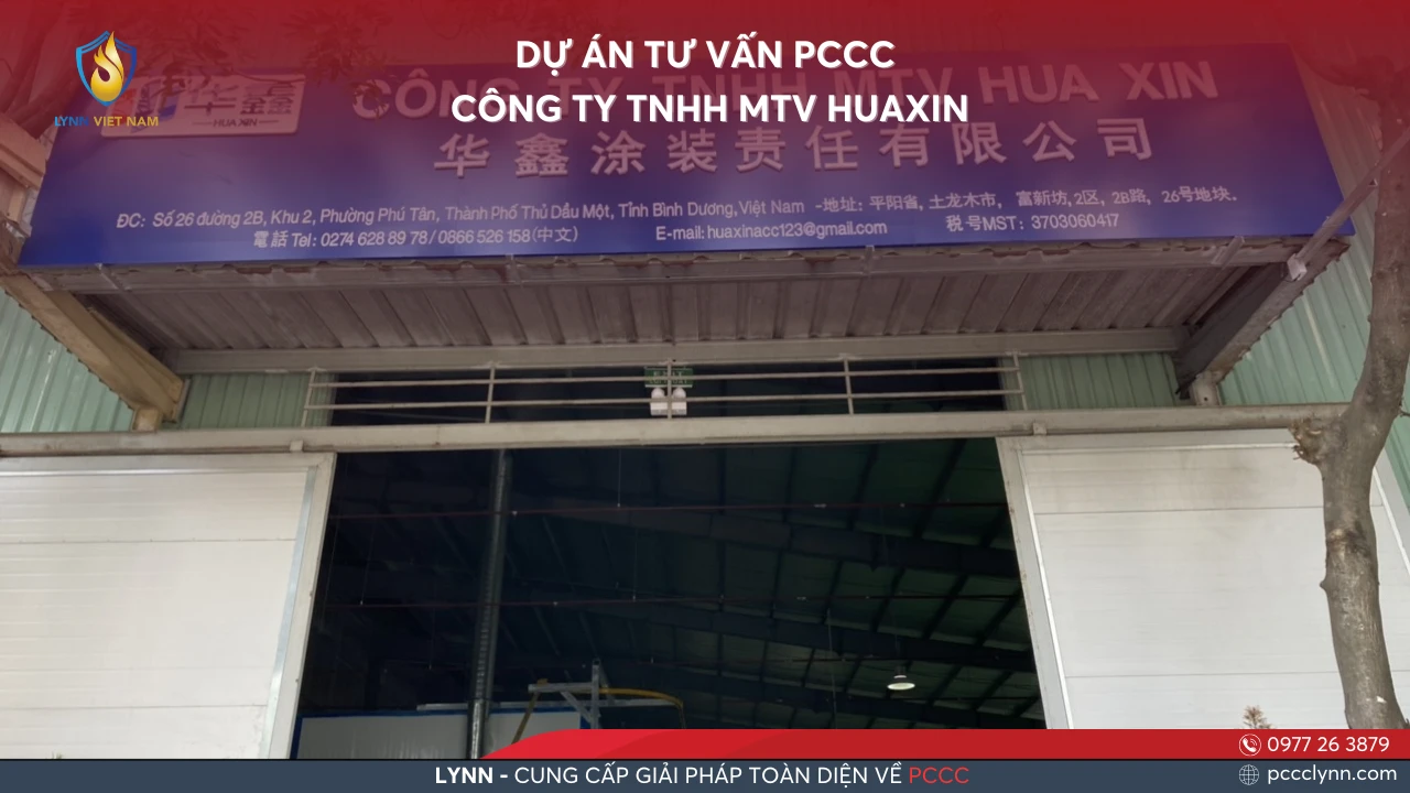 DỰ ÁN TƯ VẤN PCCC CÔNG TY TNHH MTV HUAXIN