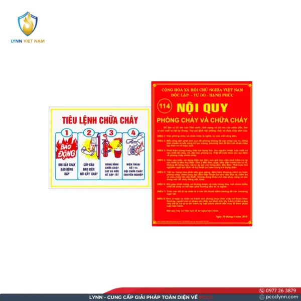 _BỘ NỘI QUY, TIÊU LỆNH PCCC MICA