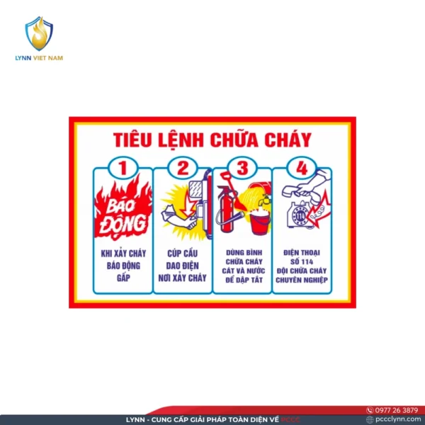 TIÊU LỆNH CHỮA CHÁY